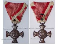 Austria Hungary WWI Iron Cross for Merit 1916 in Iron