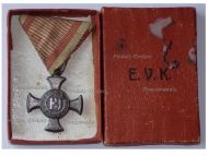 Austria Hungary WWI Iron Cross for Merit 1916 in Iron Boxed by Zimbler