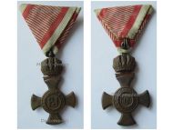 Austria Hungary WWI Iron Cross for Merit with Crown 1916 in Iron