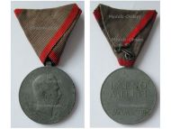 Austria Hungary WWI Wound Medal Laeso Militi for Permanent Disability Marked HMA 1918 Signed by Placht