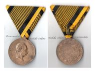 Austria Hungary Commemorative Medal for the Campaigns Prior to 1873 Cannon Bronze Type