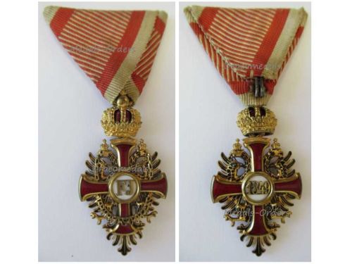 Austria Hungary WWI Order of Franz Joseph 1849 FJ by Mayers & Sohn, Knight's Cross
