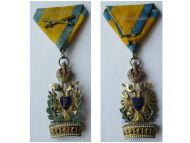 Austria Hungary WWI Imperial Order of the Iron Crown III Class Knight with War Decoration & Crossed Swords