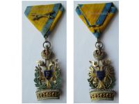 Austria Hungary WWI Imperial Order of the Iron Crown III Class Knight with War Decoration & Crossed Swords