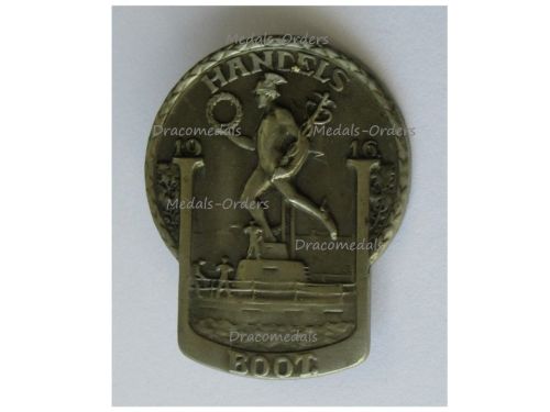 Austria Hungary WWI Cap Badge Handels U-Boot Merchant Submarine Uboat 1916 by Gurschner