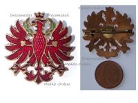 Austria Hungary WWI Cap Badge Eagle of Tirol (Tyrol) 1914 1918