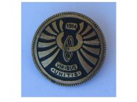 Austria Hungary WWI Official Badge of the KuK Railroad Personnel Viribus Unitis 1914