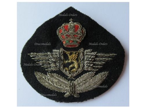 Belgium RBAF Belgian Royal Air Force Cap Badge for NCO 1950s