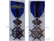 Belgium WWI Order of Leopold II Knight's Cross with 2 Silver Bars for Pilots