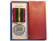 Belgium WWII Medal of the Fraternal Union of  Former Combatants Silver Class Boxed