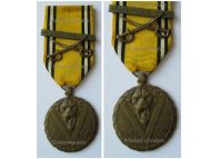 Belgium WWII Victory Commemorative Medal with Swords & Allemagne 1945 Clasp 