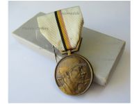 Belgium WWII Medal of the National Belgian Movement Resistance Group Boxed by Van Larebeke