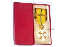 Belgium WWII Civic Cross for War Merit 1st Class with Clasp 1940 1945 Boxed by Huis Stockaer