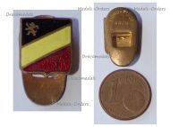 Belgium WWI Lapel Pin Belgian Flag Lion Rampant Patriotic Badge by Fibru