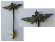 Belgium WWII Military Aviation Wings Stickpin for Artillery Observer 1940 1945 MINI