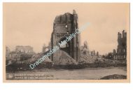 Belgium WWI Postcard Ruins of Ypres and St Martin Church 1914 1918