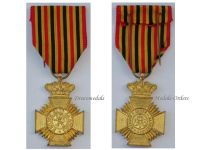 Belgium WWI Military Decoration for Loyal Service 2nd Class (10 Years) for NCOs King Albert 1909 1934