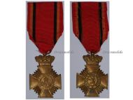 Belgium WWI Military Decoration for Acts of Bravery and Distinguished Service 2nd Class King Albert 1909 1934