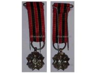 Belgium WWI Civil Decoration for Bravery Devotion and Philanthropy Silver Medal MINI