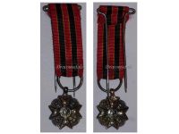 Belgium WWI Civil Decoration for Bravery Devotion and Philanthropy Silver Medal MINI