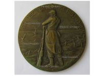 Belgium WWI Yser Battle Bronze Commemorative Plaque 1914 1918 for Fire Card Recipients Named by Canneel