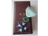 France Dahomey WWI Order of the Black Star of Benin Knight's Cross by Arthus Bertrand Boxed