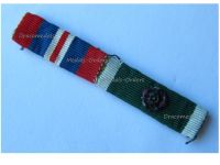 Britain Rhodesia WWII 2-Medal Ribbon Bar War Medal & Rhodesian Prison Service with Rosette