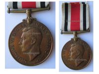 Britain WWII Special Constabulary Long Service Medal King George VI 1937 1948