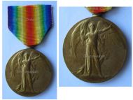 Britain WWI Victory Medal East Yorkshire Regiment Queen's Own KIA France 1917