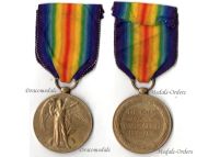 Britain WWI Victory Interallied Medal Sapper RE Royal Engineers