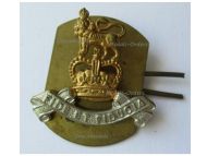 Great Britain Royal Army Pay Corps RAPC Collar Badge with Queen's Crown, Korean War 1950 1953 Era