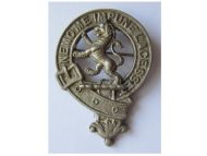 Britain WWI Scotland Stuart Scottish Royal Clan Cloak Badge in Silver