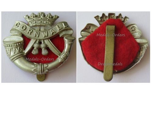 Great Britain WWII Cap Badge Duke of Cornwall's Light Infantry - British Army