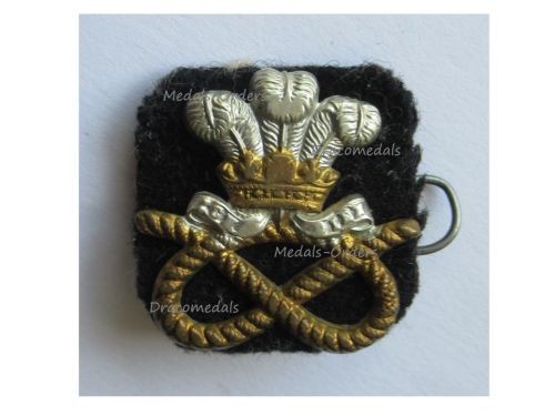 Great Britain WWII North Staffordshire Regiment (Prince of Wales') Collar Badge