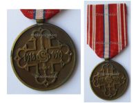Czechoslovakia WWI Commemorative Medal for the Volunteers of the Revolution 1918 1919 Signed O.P.