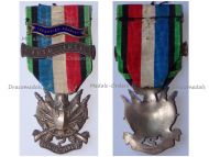 France Franco Prussian War 1870 1871 Veteran Medal Oublier Jamais with Clasps 1870-1871 & Deputy Treasurer