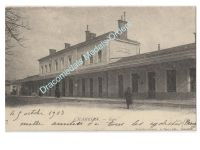 France WWI Postcard Chambery Gare 1903 REPRO