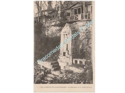 France WWI Postcard Vieil Armand - Hartmannswillerkopf - Le Monument et le Chalet Cantine