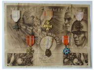 France WWII Set of 6 Medals with Diploma to Sergeant of the 423rd Pioneer Regiment PoW at STALAG XA XB (War TOE, Volunteer Cross, Order Social Merit)