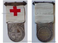 France WWI WWII Red Cross CRF Medal of Recompense Silver Class 1st Type 1940 1950 with Clasp Coix Rouge Francaise Named