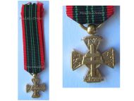 France WWII Resistance Volunteer Cross 1939 1945 by the Paris Mint MINI