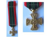 France WWII Resistance Volunteer Cross 1939 1945 by the Paris Mint MINI