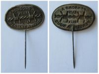France WWII Badge Prisoners of War Donation Day 1940 Stickpin, "Pensons a Eux Eux Pensent a Nous"