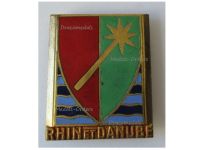 France WWII Badge of the French 1st Army Rhin et Danube by Drago