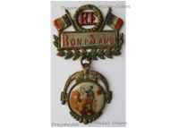 France WWI Patriotic Badge Bon p. 3 Ans for Reservists who Complete Compulsory Military Service