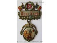 France WWI Patriotic Badge Bon p. 3 Ans for Reservists who Complete Compulsory Military Service