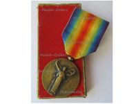 France WWI Victory Medal by Morlon Laslo Official Type Boxed