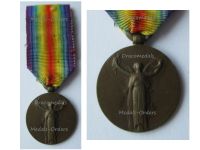 France WWI Victory Medal by Morlon Laslo Official Type LARGE MINI