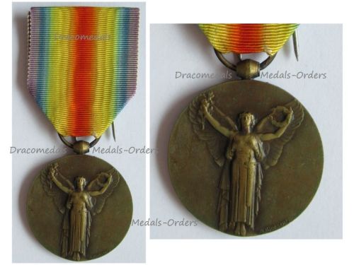 France WWI Victory Medal by Morlon Laslo Official Type