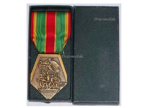 France Medal of the French National Federation of Volunteer Combatants FNCV Bronze Class Boxed